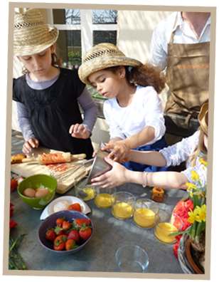Picture of a cooking class for children